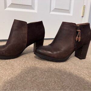 Sperry Dark Brown Ankle Booties